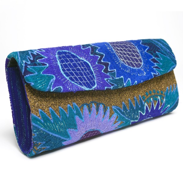 Embroidered Evening Clutch