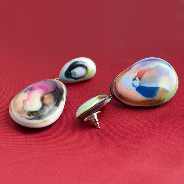 Multicolored Drop Earrings