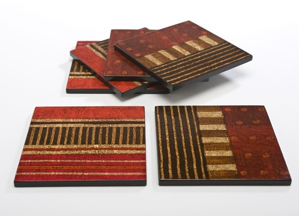 Hand-painted Coasters From Brazil