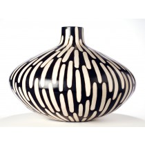 Round Pottery Vase From Peru