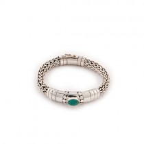 Silver & Turquoise Bracelet From Indonesia