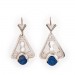 Silver and Lapis Earrings