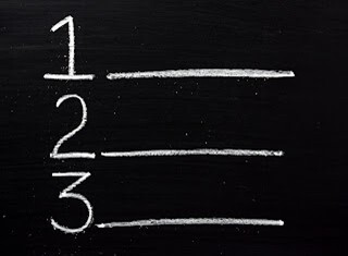 1 2 3 on a chalkboard